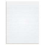 Tops 7529 8.5 x 11-Inch Narrow Rule Legal Pads, Gum Top, 50 Sheets per Pad, 12-Pack (White)