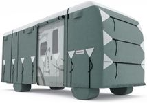 KING BIRD Upgraded Class A RV Cover,Heavy Duty 5 Layers Tearstop-Tec Anti-UV Top Panel, Durable Camper Cover, Fits 30’- 33' Motorhome -Breathable, Water-Proof, Rip-Stop