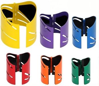 Drkerr 6Piece Magnetic Metal Pipe Cutting Guide Kit - (Includes Sizes: 1-5/8" 1-7/8" 2-3/8" 2-7/8" 3-1/2" 4-1/2"), Guides Cuts at 45°, 90°, 22.5° and Saddle Cut, Pipe Marking Tool, Steel