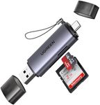 UGREEN Micro SD Card Reader USB C USB 3.0 to Memory Card Reader Adapter for External Camera Photo SD SDHC SDXC MicroSD UHS-I Compatible with Computer PC MacBook Air Pro Samsung Galaxy S22 iPad Pro