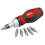 Draper Redline 68924 Ratcheting Screwdriver and Bit Set (6-Piece)