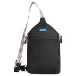 KAVU Yoho Sling Semi Padded Sling Pack Rucksack, Blackout, One Size, Rucksack Backpacks