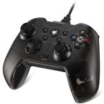 EvoFox Elite X Wired Gamepad for PC with 2 Programmable Macro Back Buttons, Adjustable Dual Vibration Motors,Turbo Mode,Analog Triggers, High Precision joysticks,Low Latency Plug and Play,Translucent Shell Controller for pc