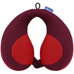 INFANZIA Kids Neck Travel Pillow, 360° Adjustable Neck Chin Support for Comfort - Stop Toddler's Head from Falling Forward - Gifts for Toddler/Child/Kids, Red