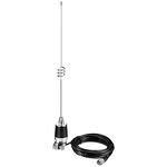 Bingfu Mobile Ham Radio NMO Antenna Dual Band VHF UHF 136-174MHz 400-470MHz Lip Mount Antennae with 16.5 ft Low Loss RG58 Cable UHF PL259 Male Connector for Car Truck Amateur Radio Ham Mobile Radio
