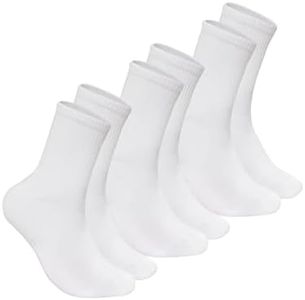 True Classic White Half Crew Sock 3-Pack, X-Large