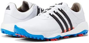 adidas Men's Tour360 22 Golf Shoes, Footwear White/Core Black/Blue Rush, 9.5