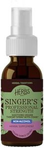 Herbs Etc. Singer's Saving Grace Professional Strength Spray - Plant-Based Soothing Throat Spray for Voice Care - Comfort Irritated Tissues - Vocal Cord Support - Non-Alcohol - 1 fl oz (75 Servings)