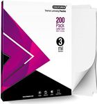 SINOPUREN Thermal Laminating Pouches, 3mil Laminating Sheets, 8.9x11.4 Inches, Letter Size, HeatSeal, Clear (200pack)