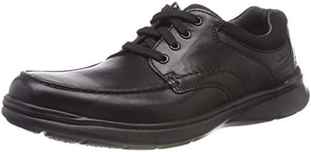 Clarks Men's Cotrell Edge Oxford, Black Blk Smoothlea, 7 UK