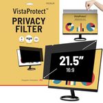 VistaProtect - Premium Privacy Filter & Anti Blue Light Screen Protector for Computer Monitors (21.5" inches)