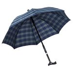 German Walking Stick with Umbrella (Blue)