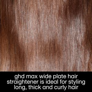 ghd Max Wide Plate Hair Straightener – Black