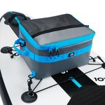YVLEEN Waterproof Paddle Borad Cooler, SUP Cooler Durable PVC Material Paddle Board Deck Bag with Mesh Top Pocket, Adjustable Straps, Super Capacity for Stand-Up Paddleboard and Kayaking Accessorie