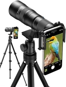 MIAO LAB 20-60X Zoom Telephoto Lens for Smartphones | High-Power Phone Lens Kit with Tripod & Universal Clip | Compatible with iPhone 17/16/15/14/13 Series, Samsung & Android Devices