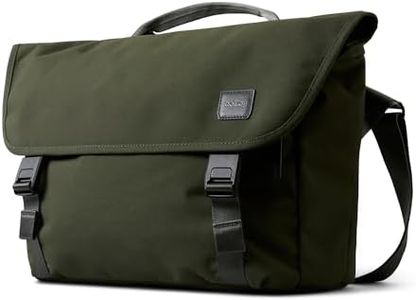 Bellroy Classic Messenger (An Adaptable Messenger Bag with 14” Laptop Sleeve, Smart Pockets, and Adjustable Strap) - Olive