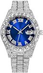 Men's Diamond Watch Fashion Crystal