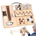 Dementia Activities for Seniors,Fidget Busy Board for Adults with Dementia Games Gadgets,Dementia Products for Elderly,Alzheimers Activities for Dementia Patients,Alzheimers Products Toys Gift