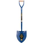 Draper 15071 Contractors Solid Forged Round Mouth Shovel , Blue