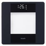 Vitafit Digital Body Weight Bathroom Scale, Over 20Years Scale Professional Dedicating to High Precision Technology for Weighing, Crystal Clear LED and Step-On, Batteries Included, 400lb/180kg, Black