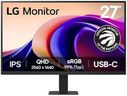 LG 27U631A-B 27-Inch QHD (2560x1440) IPS Monitor, 100Hz Refresh Rate, 5ms (GtG) Response Time, sRGB 99%, HDR10, USB-C, HDMI, Tilt Adjustable, Black