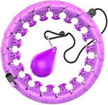 MVM Enterprise Smart Hula Infinity Hoop for Weight Loss, Fitness Quiet Hula Circle with Ball and Counter, Exercise Hoop for Women Slimmer Waist, Abs Workout Equipment