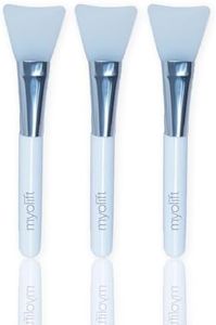 Myolift Applicator Silicon Brush - Mask Applicator Brush for Facial Skincare, Reusable Brush for the Anti Aging Mask| Soft & Durable Face Mask Applicator for Gels, DIY Masks, easy-to-clean[Pack of 3]