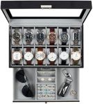 GUKA Watch Box 12 Slot Watch Displa