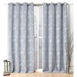 Nicole Miller Turion Curtain Panel, 52x96, Chambray Blue