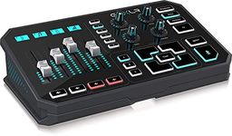 TC Helicon GoXLR Revolutionary Online Broadcaster Platform with 4-Channel Mixer, Motorized Faders, Sound Board and Vocal Effects | Supports Windows 7, 8, 10 & 11 | Black