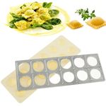 LZVXTYM Ravioli Maker, 12 Holes Ravioli Press Mold, Manual Italian Dumpling Mold, Multipurpose Ravioli Maker Press, Aluminum Alloy Ravioli Making Tool for Pierogi,Wonton,Potsticker,Ravioli,Manti