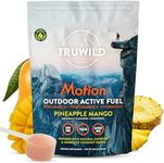 TruWild Motion All Natural Pre Workout Powder Drink Mix for Men & Women w/No Jitters or Crash – Whole Food Plant Based Vegan – Organic w/Electrolytes + BioPerine – 20 Servings (Pineapple Mango)