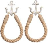 2 Pcs Nautical Rope Toilet Paper Ho