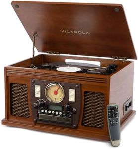 Victrola Navigator - 8-in-1 Bluetooth Record Player - Walnut