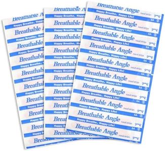 Nasales,Anti Ronflement,Dilatateur Bandes Nasal,Nasal Strips,le Ronflement Empêche la Respiration Buccale Favorise le Sommeil Pour Aider à Breathe Right（66 * 19mm） (blue 100)