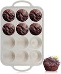 Silicone Muffin Pan with Metal Rein