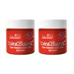 2x La Riche Directions Semi-Permanent Hair Color 100ml Tub - Neon Red