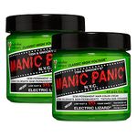 Manic Panic Semi-Permanent Hair Color 4 Ounce (Pack of 2) (Electric Lizard)