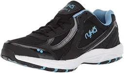 RYKA Women's Dash 3 Walking Shoe, Black/Meteorite/Nc Blue, 8.5 M US