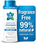 Nature Clean Pure Sensitive Shampoo, Hypoallergenic, Fragrance Free, Sensitive, Dermatologist Tested, 300 ml,10 Oz