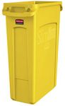 Rubbermaid 1956188 Vented Slim Jim 23 Gal, Yellow