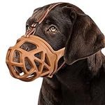 BARKLESS Dog Muzzle, Basket Muzzle 