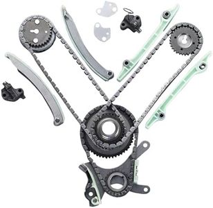 ENA Timing Chain Kit Compatible with Dodge Jeep Dakota Durango Grand Cherokee Ram 1500 4.7L V8 1999 2001 2002 2003 2004 Replacement for 9-0393S 12609258, 12623513 90393SX