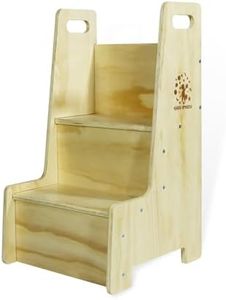 Kiddy dreams Taburete para niños de Madera Taburete Escalera Infantil Taburete de Aprendizaje Soporta 100 kg