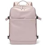 Laptop Backpack with Separate Laptop Compartment Fits 15.6 Inch Notebook Large Capacity Computer Bag for Women Work Travel College Backpacks (Pink)