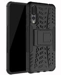 Yiakeng Huawei P20 Pro Case, Shockproof Slim Drop Full Body Protection With Kickstand For Huawei P20 Pro (Black)