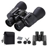 Feelon Binoculars for Long Distance, 10x50 Zoom, 3000 Meter Long Range with High Powered with Clear Vision BAK4 Prism FMC Lens Easy Focus Long Range Portable (6 Months Warranty)