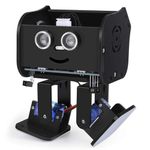 ELEGOO Penguin Bot Biped Robot Kit Compatible with Arduino Project with Assembling Tutorial,STEM Kit for Hobbyists STEM Toys for Kids and Adults, Black Version V2.0