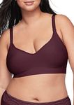 Warner's Women's Easy Does It Wireless Lift Convertible Comfort Bra Rn0131a, Opaque, Winetasting, S