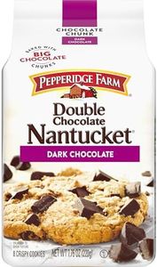 Pepperidge Farm Cookies Nantucket Crispy Double Dark Chocolate Chunk Cookies, 7.75 OZ Bag (8 Cookies)